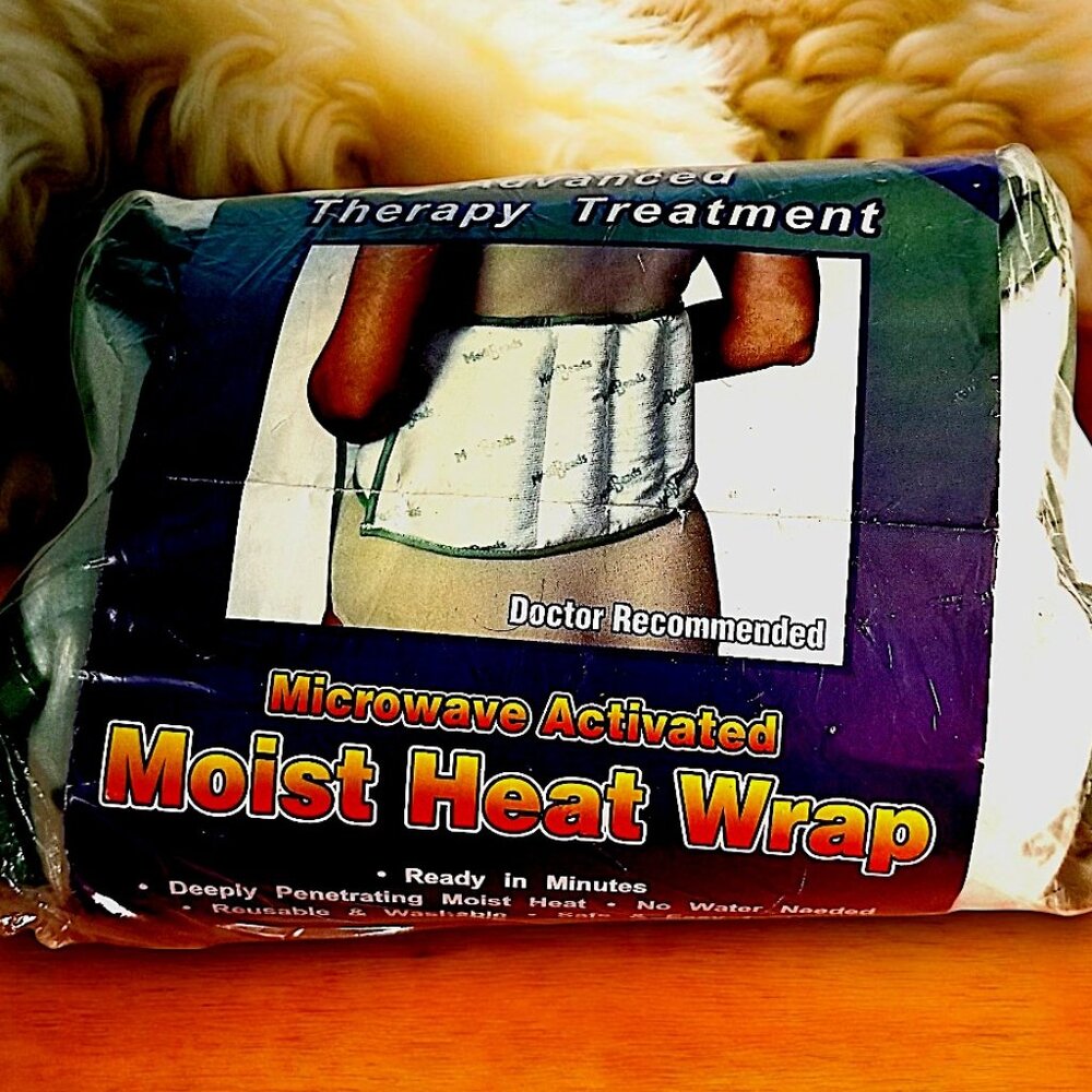 NEW Bruder MediBeads Microwave Activated Moist Heat Back Wrap Fits Up to 60" W